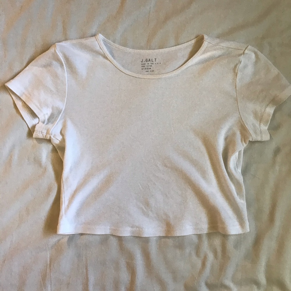 White Brandy Melville Crop Top